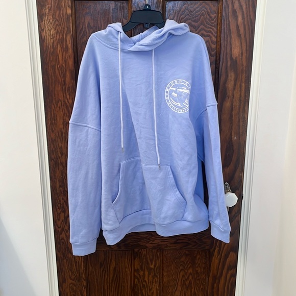 Sunkissed Coconut Juniors Embroidered Van Hoodie Salmon Pink